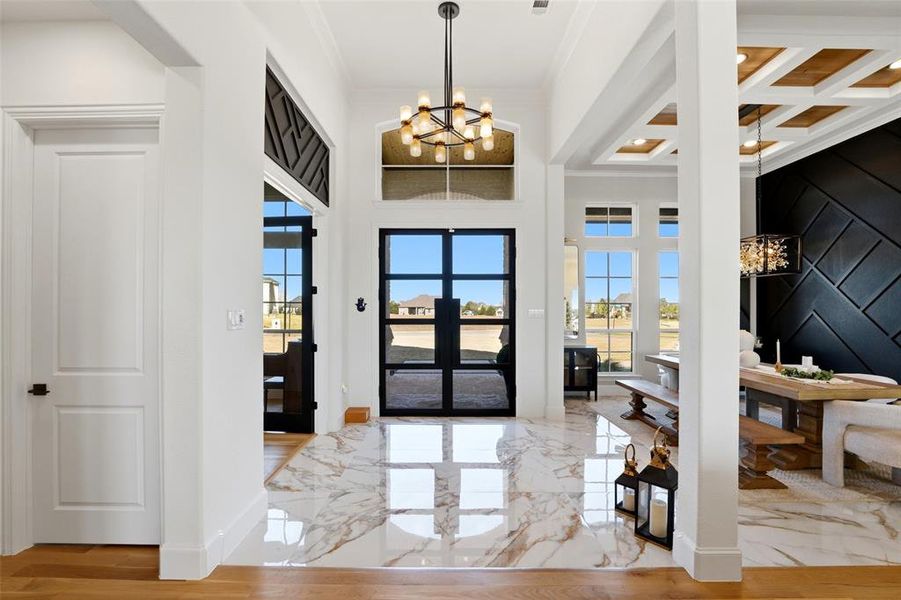 Furnished interior view inside a new home in , Rockwall (Image 30).