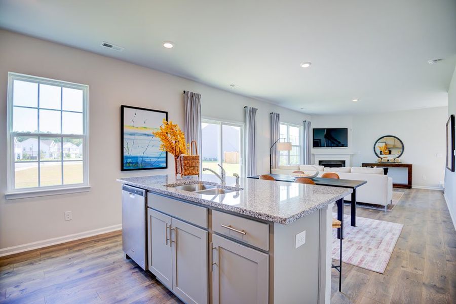 Representative furnished interior of a home built from the PENWELL by D.R. Horton in West New Bern, New Bern (Image 10).