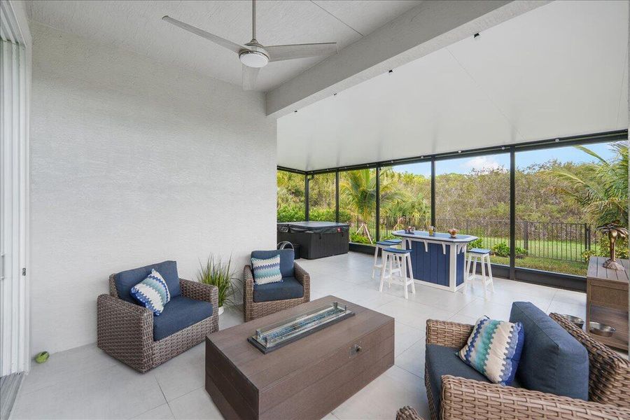 Furnished interior view inside a new home in , Port St. Lucie (Image 7).