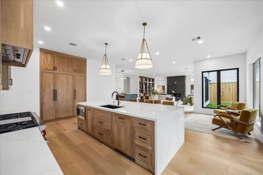 Furnished interior view inside a new home in , Houston (Image 13).
