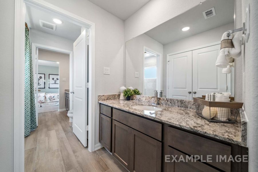 Representative furnished interior of a home built from the The Acadia with 3-Car Garage by Davidson Homes LLC in River Ranch Meadows, Dayton (Image 20).
