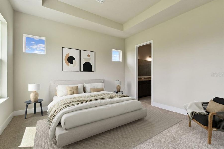 Furnished interior view inside a new home in Waterset Classic Series, Apollo Beach (Image 7).