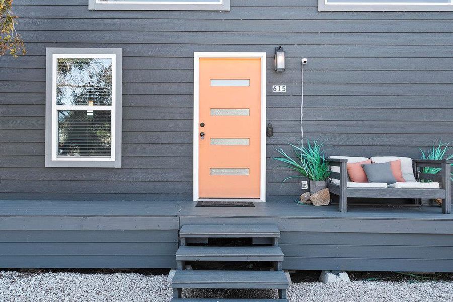 Nestled in a peaceful lakeside neighborhood surrounded by beautiful oaks, elms, and persimmon trees