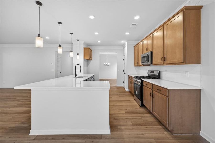 Furnished interior view inside a new home in Jones Ridge, Dallas (Image 8).