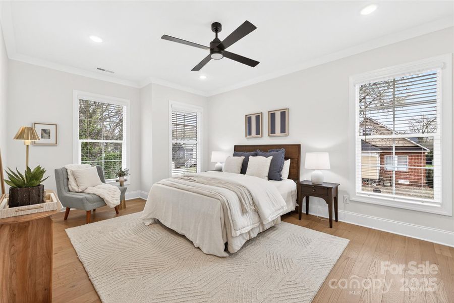 Furnished interior view inside a new home in , Charlotte (Image 6). Furnished interior view inside a new home in , Charlotte (Image 6).