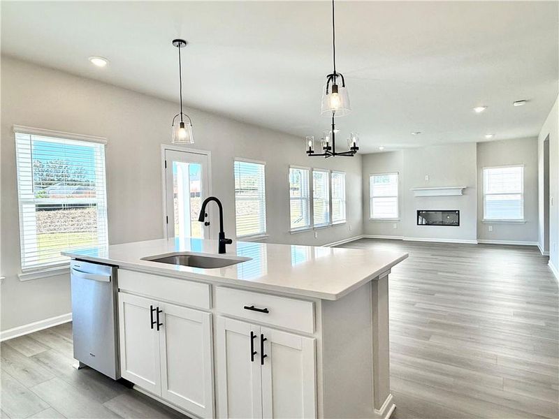 Furnished interior view inside a new home in Vines at Mill Creek - Estate Series, Braselton (Image 12). Furnished interior view inside a new home in Vines at Mill Creek - Estate Series, Braselton (Image 12).