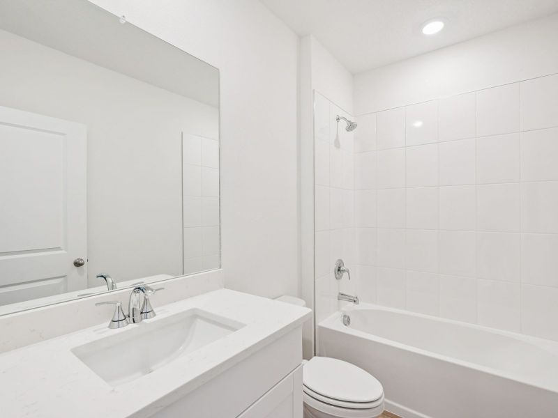 The Bluebell Floorplan Bathroom at 236 Lazy Shore Dr.