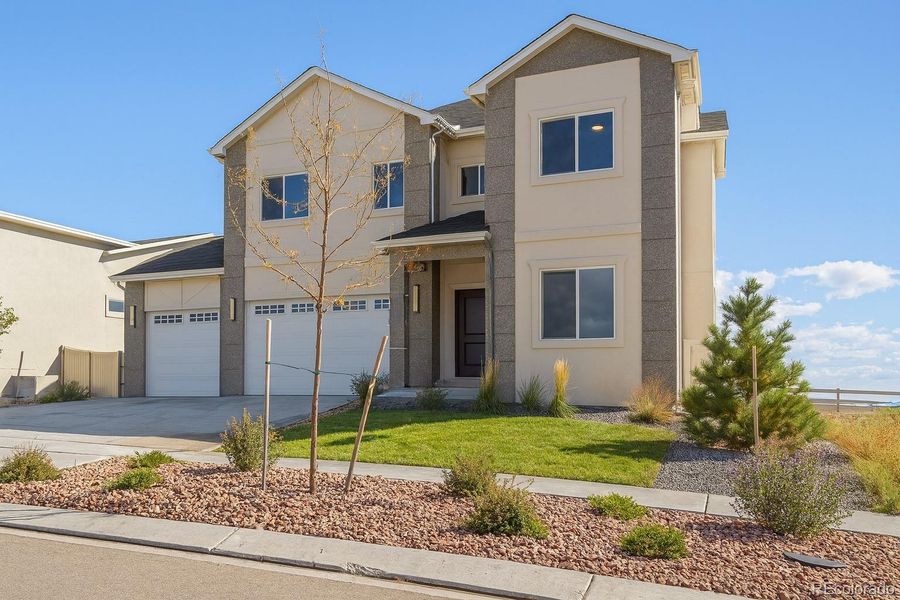 Exterior details and patio area of a home in , Pueblo (Image 18).