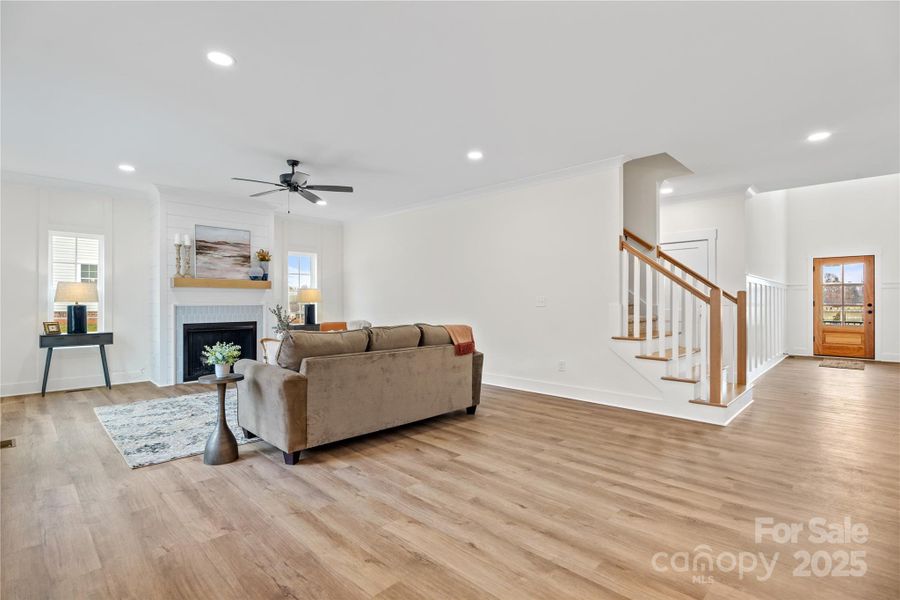 Furnished interior view inside a new home in , Mocksville (Image 19). Furnished interior view inside a new home in , Mocksville (Image 19).