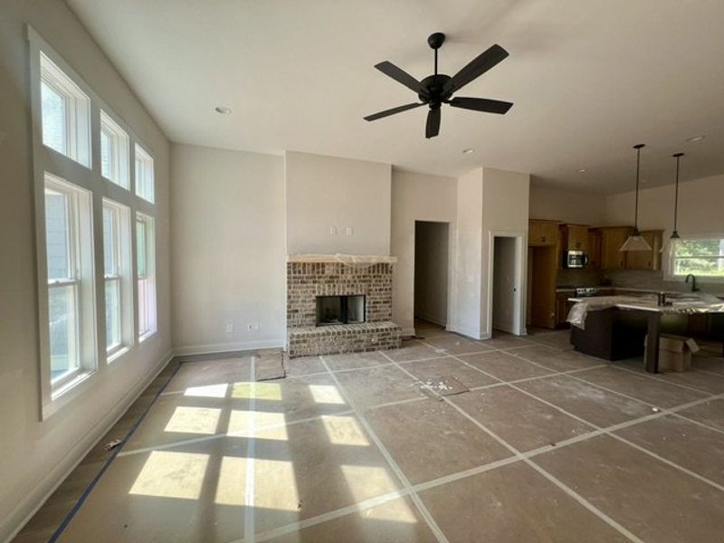 In-progress construction of a new home in Kimbell Acres, Pine Mountain, GA (Image 3).