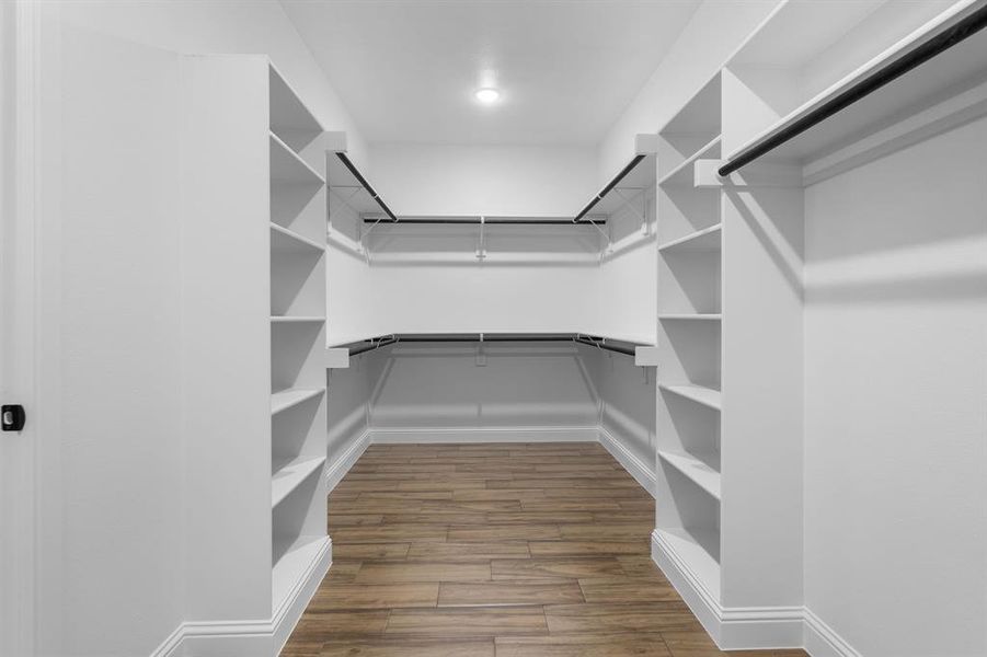 View of spacious closet