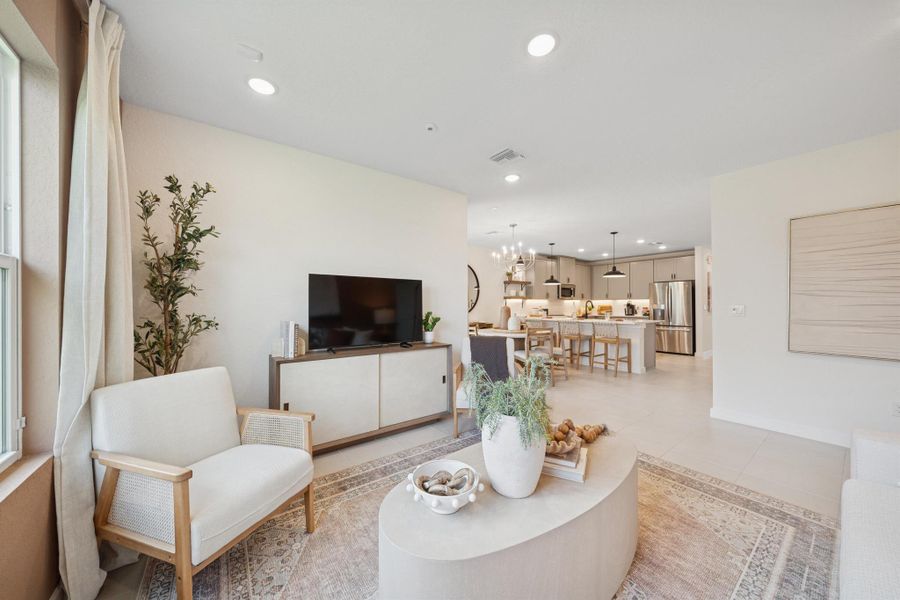 Furnished interior view inside a new home in , Fort Pierce (Image 32).