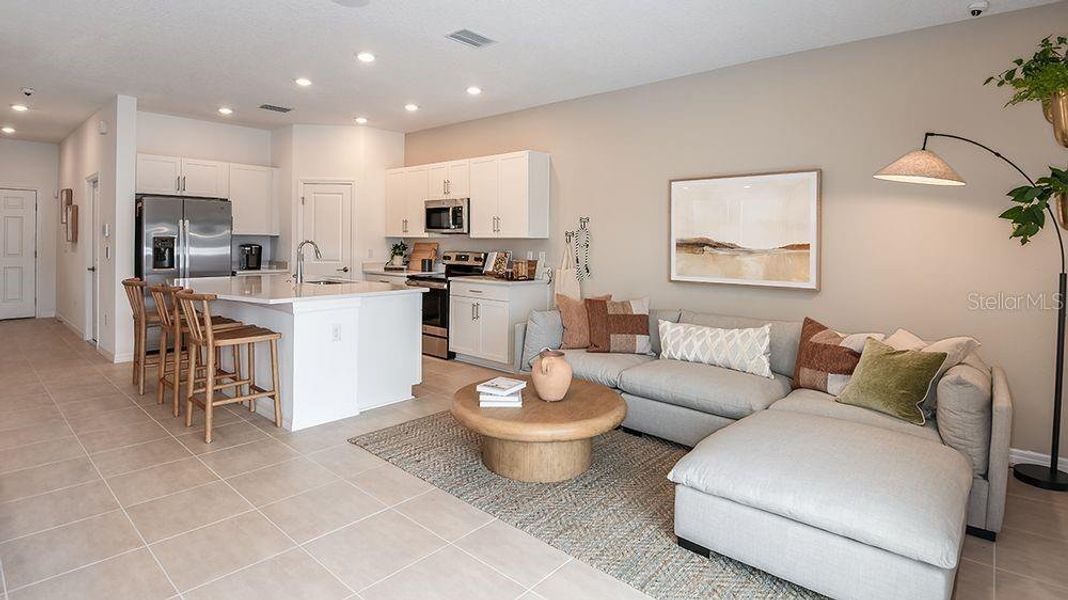 Furnished interior view inside a new home in Vinterra Townhomes, Nokomis (Image 9).