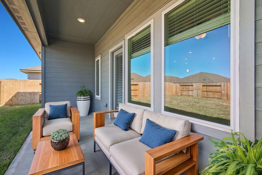 Photo is not of the actual home, but is an inspirational photo of builder’s model home and may depict options, furnishings, and/or decorator features that are not included