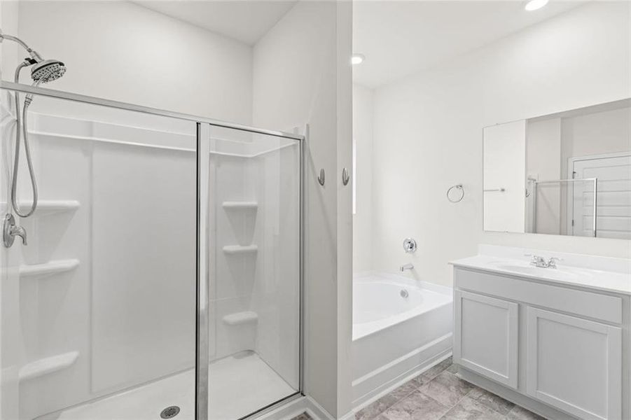 Furnished interior view inside a new home in Twin Lakes, Hoschton (Image 16).