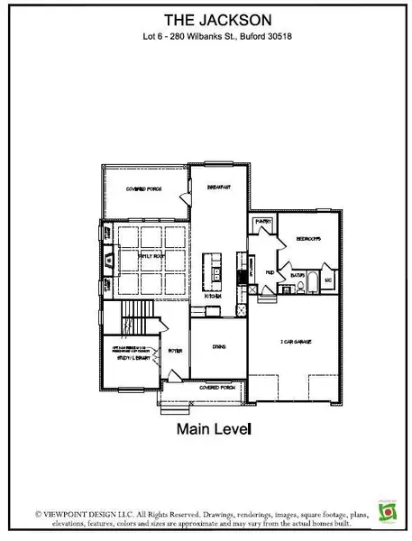 2D floor plan layout of this home in , Buford, GA (Image 2). 2D floor plan layout of this home in , Buford, GA (Image 2).