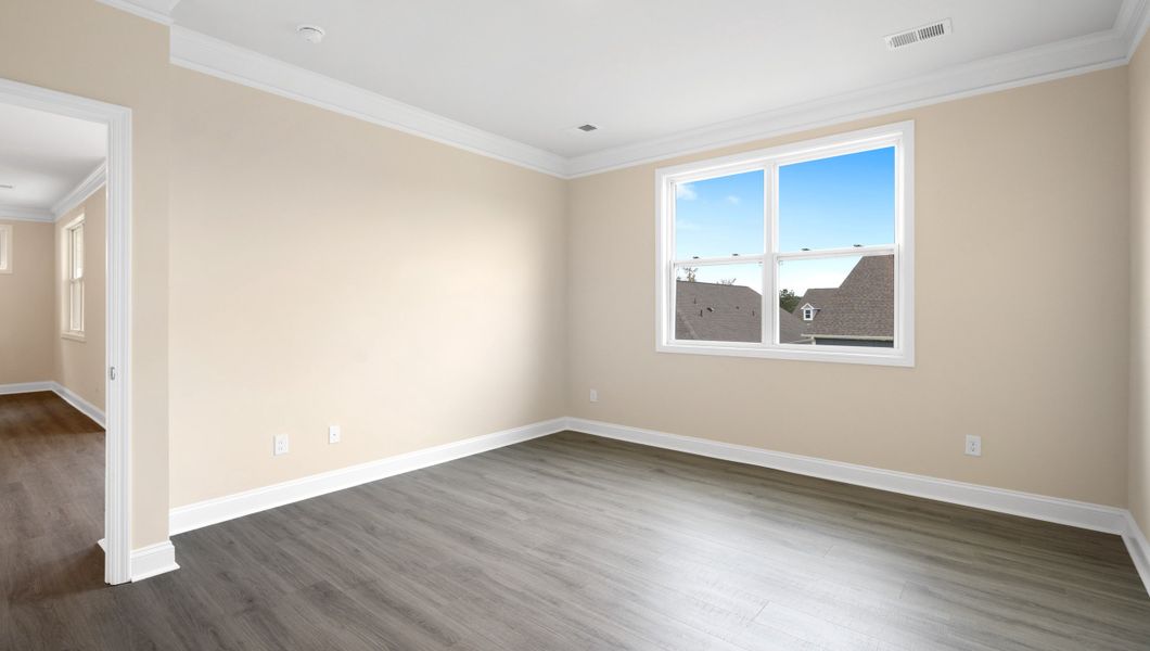 Representative unfurnished interior of a home built from the Bristol by D.R. Horton in The Villas at Pine Valley, Boiling Springs (Image 23).