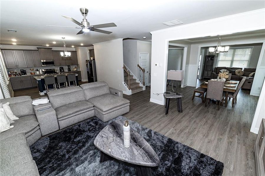 Furnished interior view inside a new home in , Lawrenceville (Image 5).