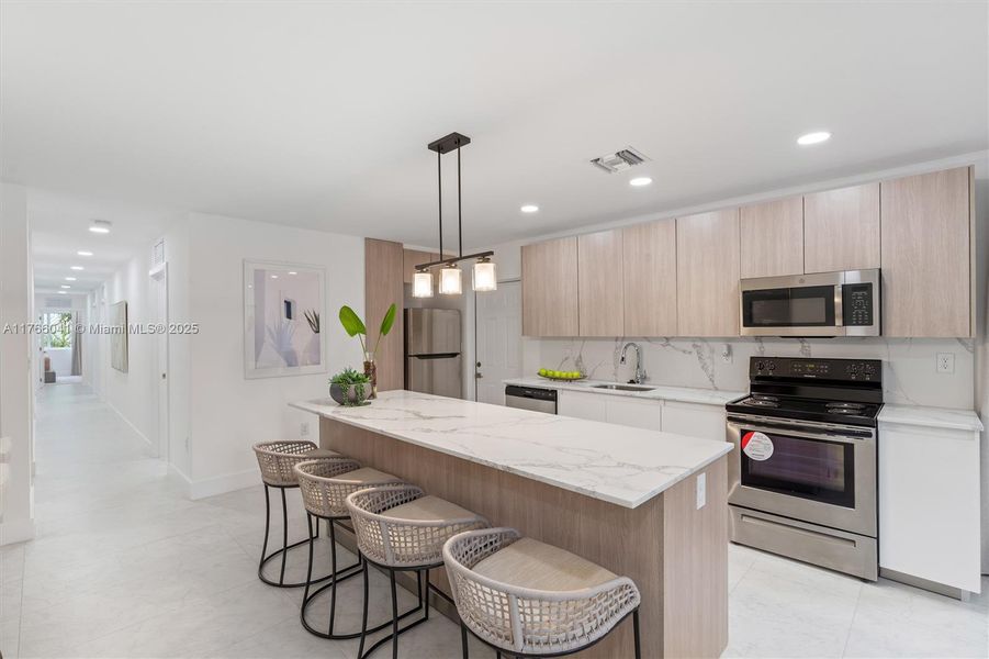 Furnished interior view inside a new home in , Fort Lauderdale (Image 11).