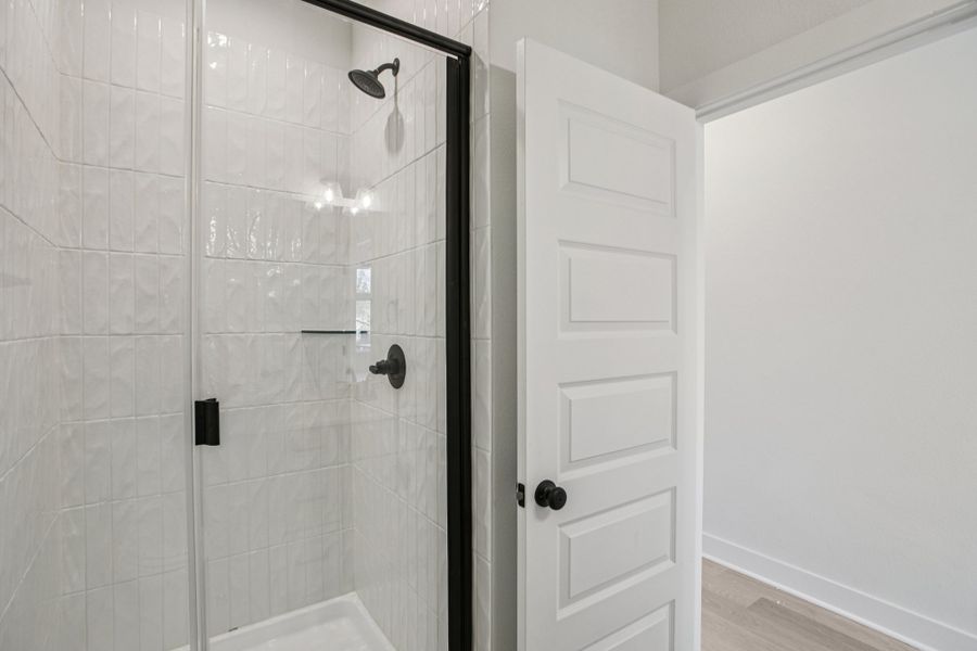 Close-up of interior finishes inside a home in Koenig Townhomes, Austin (Image 12).
