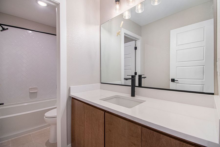 Representative furnished interior of a home built from the Taylor by Lokal Homes in The Commons at Victory Ridge, Colorado Springs (Image 38).