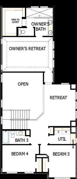2D floor plan layout of this home in Mantua Point Gardens, Van Alstyne, TX (Image 3). 2D floor plan layout of this home in Mantua Point Gardens, Van Alstyne, TX (Image 3).
