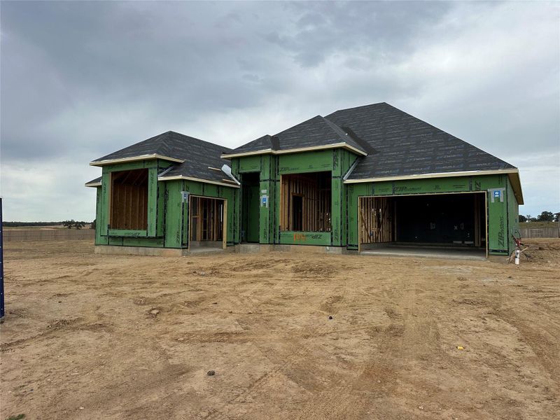 In-progress construction of a new home in The Colony- Driscoll Bluffs, Bastrop, TX (Image 38).