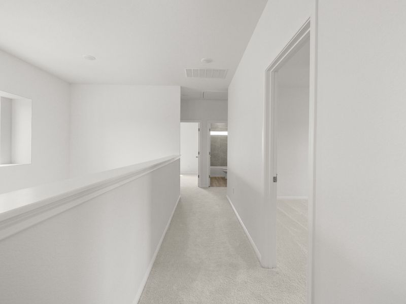 Spacious, unfurnished interior of a new home in Crosswinds, Kyle (Image 35).