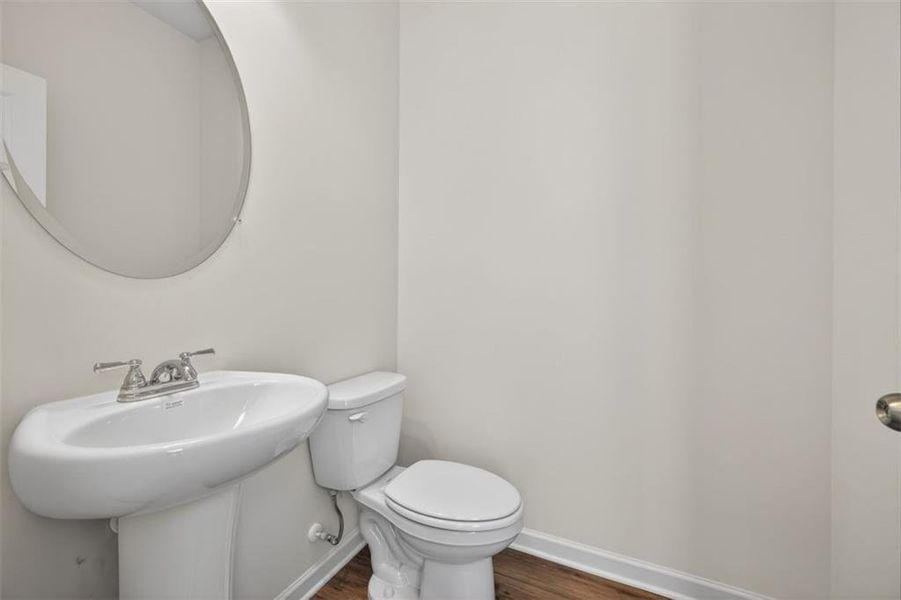 Furnished interior view inside a new home in Townes At The Stiles, Cartersville (Image 5).