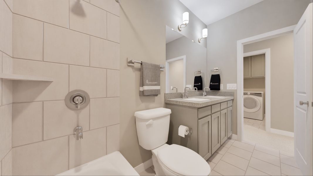 Representative furnished interior of a home built from the Santa Rosa by Tricoast Homes in Summer Place  35', Montgomery (Image 28).