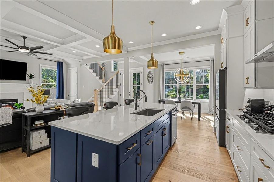 Furnished interior view inside a new home in , Smyrna (Image 15).