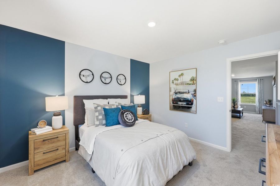 Furnished interior view inside a new home in Westwood Reserve, Conway (Image 27). Furnished interior view inside a new home in Westwood Reserve, Conway (Image 27).