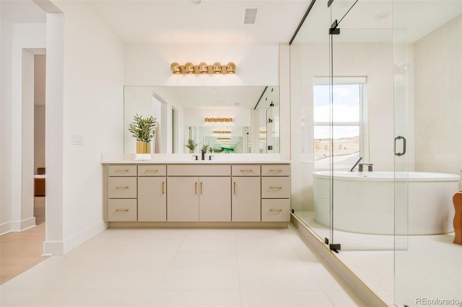 Furnished interior view inside a new home in , Castle Rock (Image 21). Furnished interior view inside a new home in , Castle Rock (Image 21).