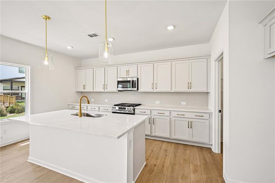 Furnished interior view inside a new home in Langston Reserve, Cartersville (Image 3).