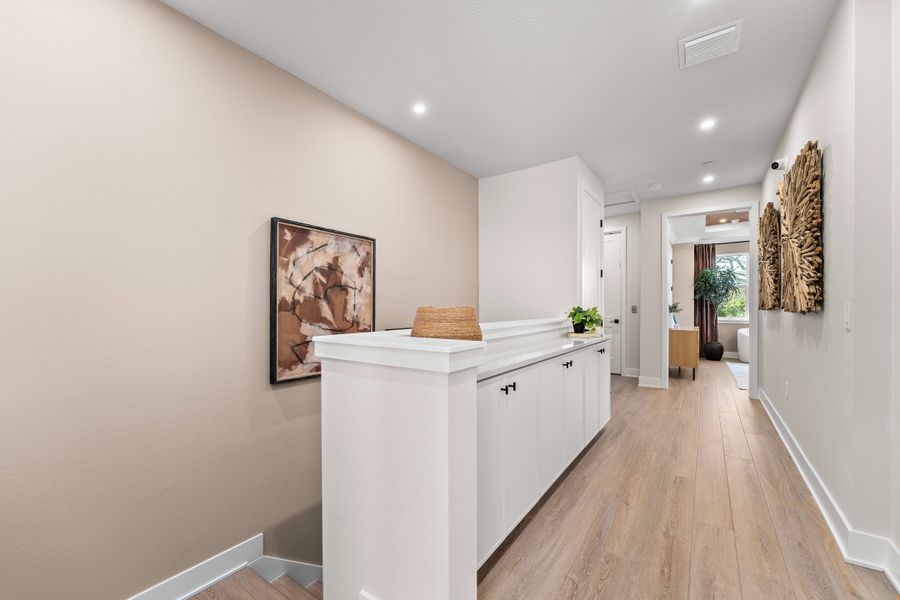 Furnished interior view inside a new home in EvenTide, New Smyrna Beach (Image 34).