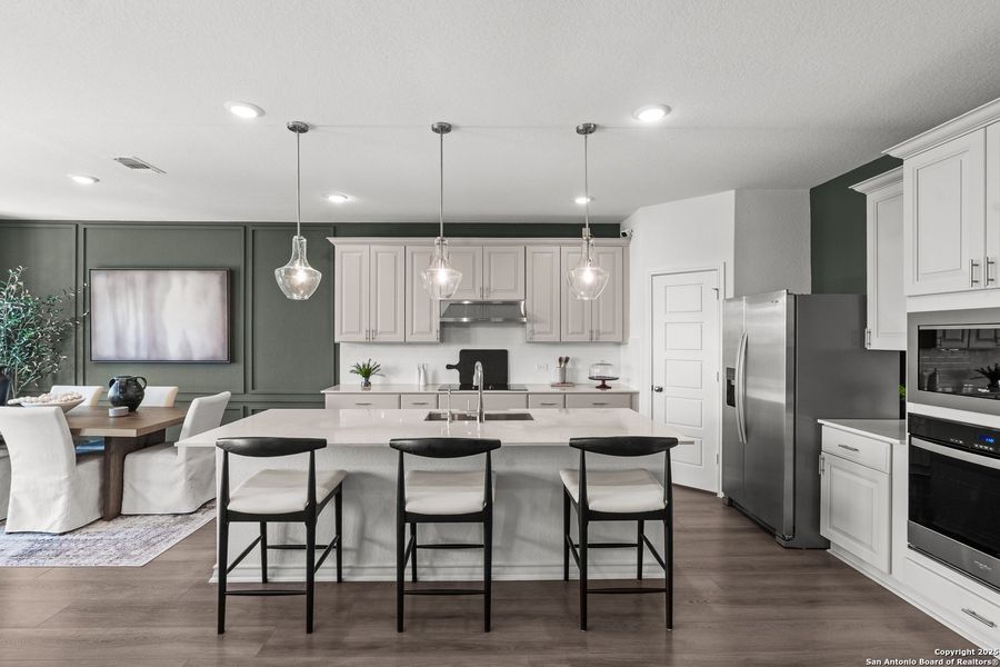 Furnished interior view inside a new home in Dove Song, Marion (Image 9).