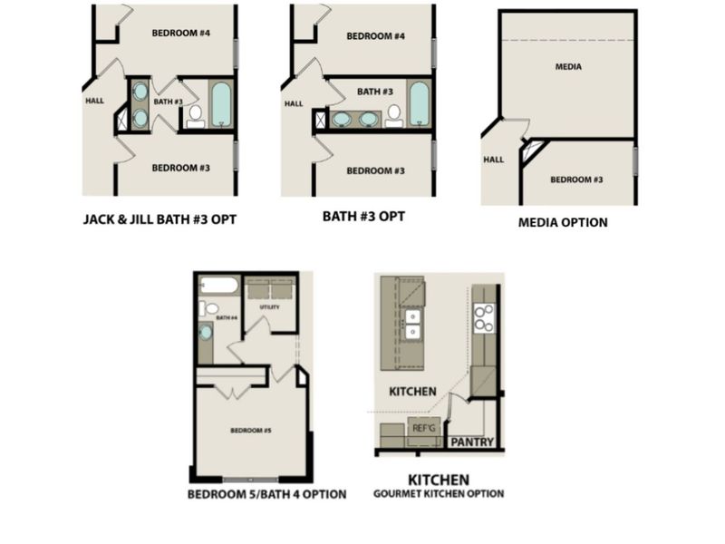 2D floor plan layout of this home in Woods Crossing, Gallatin, TN (Image 6).