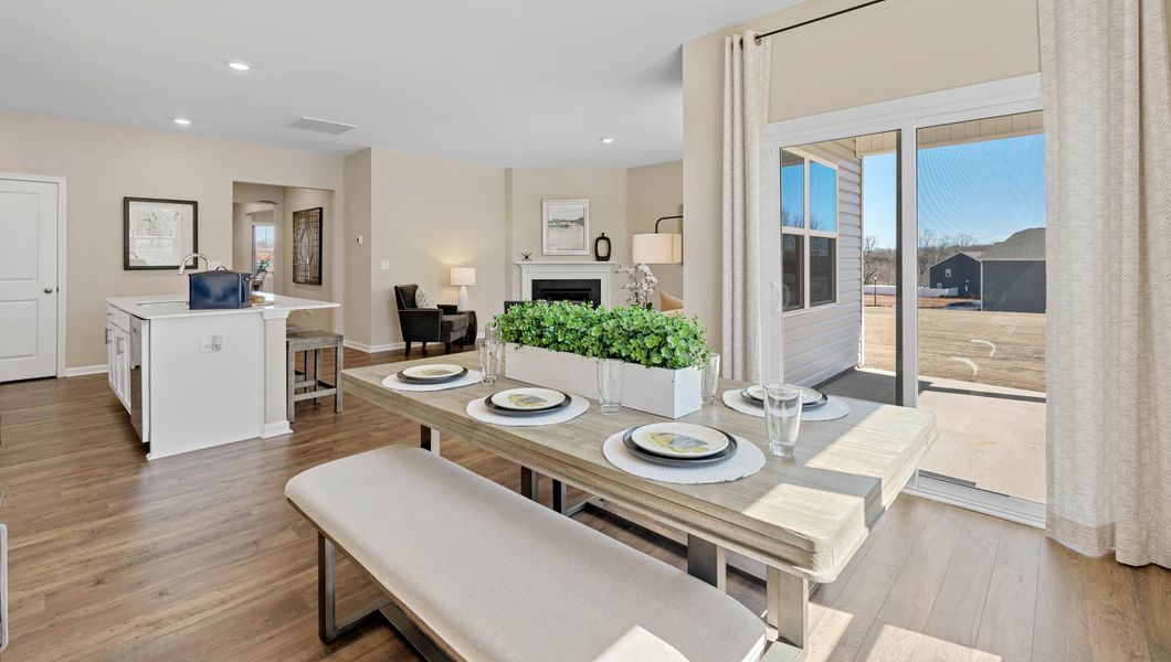 Representative furnished interior of a home built from the Aria by D.R. Horton in Spring Ridge, Anderson (Image 13).