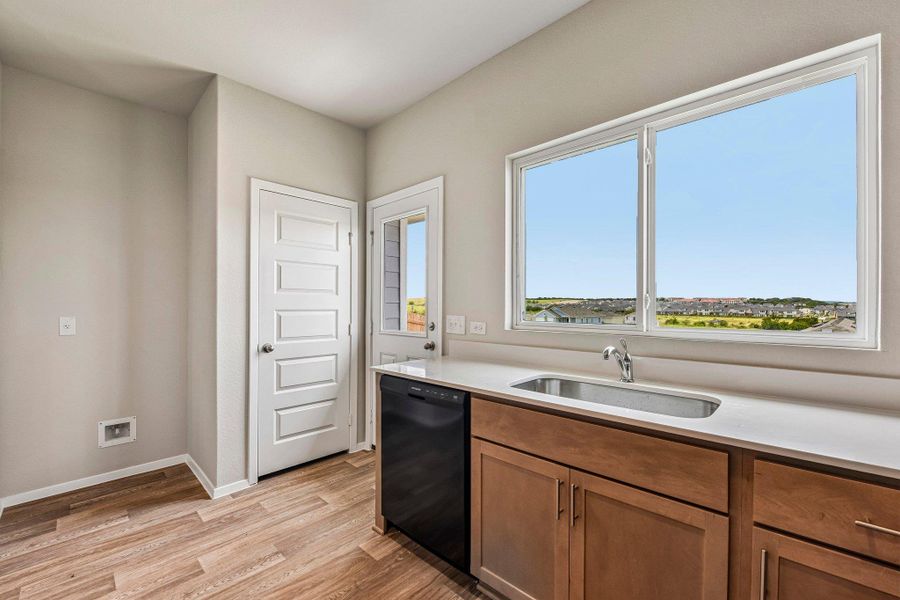 Furnished interior view inside a new home in Cloverleaf, Austin (Image 10).