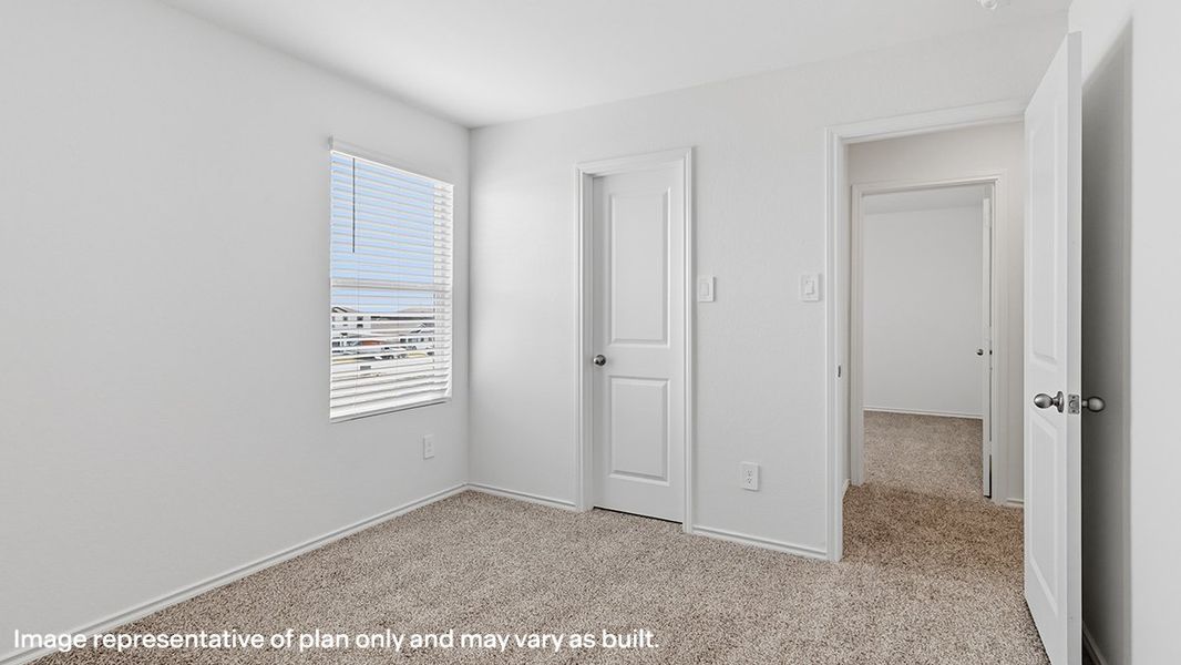 Representative unfurnished interior of a home built from the The Garner by D.R. Horton in Sereno Springs, Adkins (Image 19). Representative unfurnished interior of a home built from the The Garner by D.R. Horton in Sereno Springs, Adkins (Image 19).