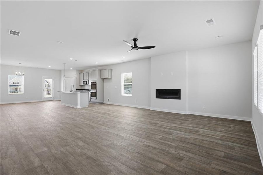 Spacious, unfurnished interior of a new home in Fern Dale, Fairburn (Image 12). Spacious, unfurnished interior of a new home in Fern Dale, Fairburn (Image 12).