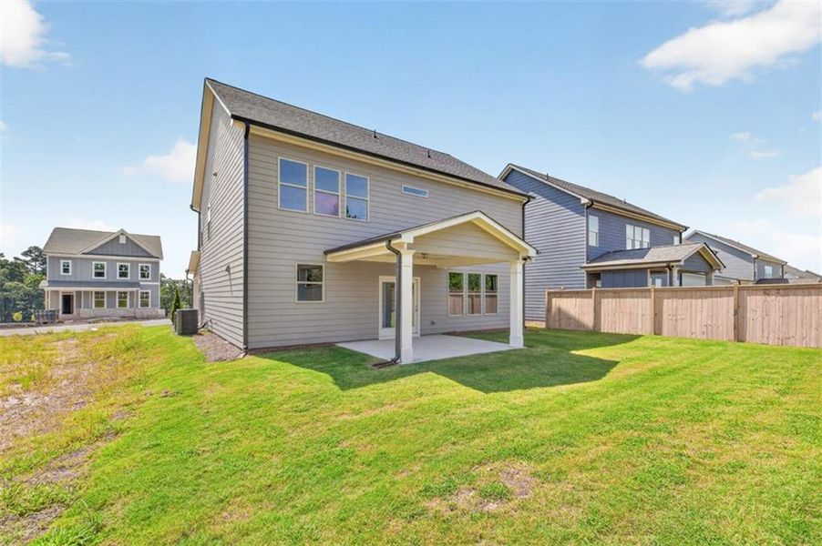 Exterior details and patio area of a home in , Buford (Image 24).