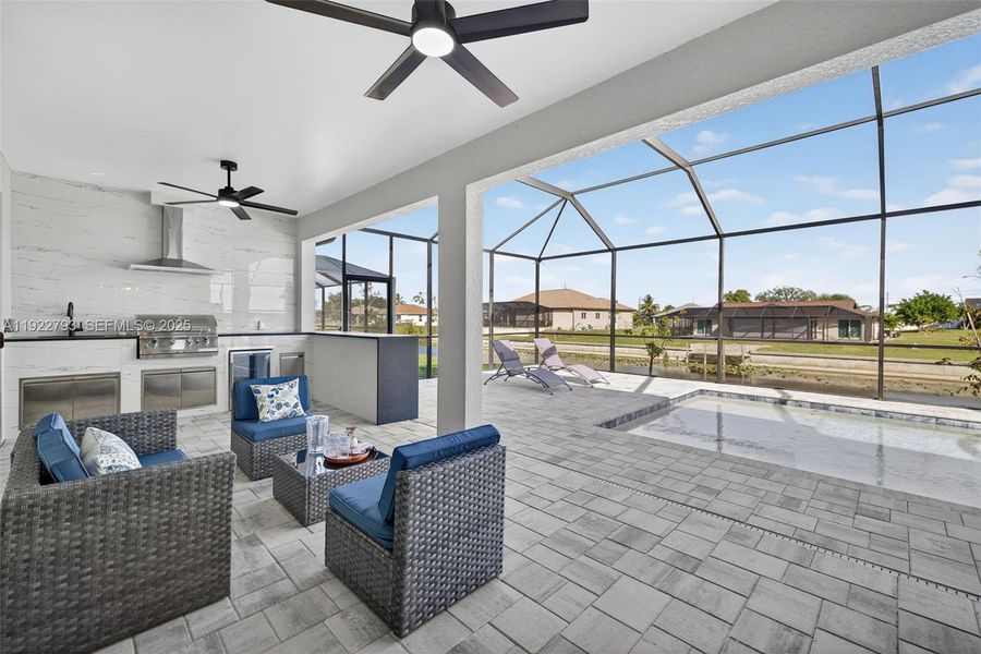 Exterior details and patio area of a home in , Cape Coral (Image 3).