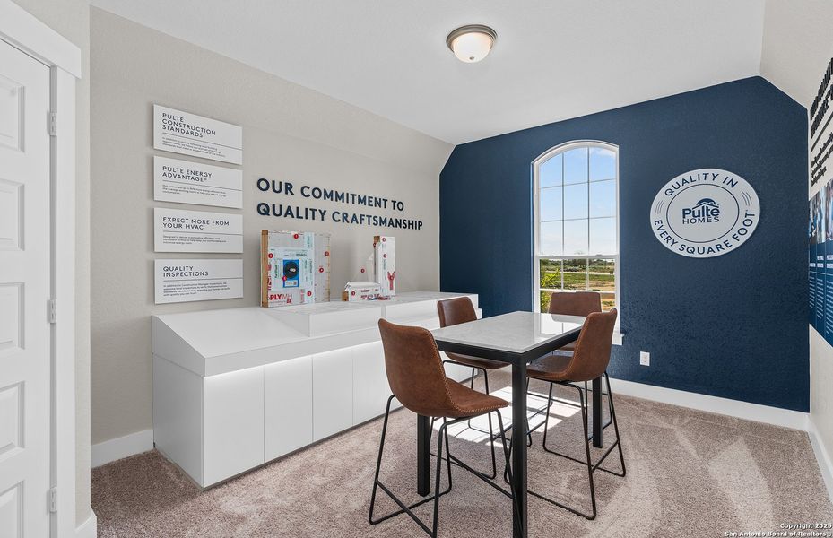 Furnished interior view inside a new home in Legacy at Lake Dunlap, New Braunfels (Image 2). Furnished interior view inside a new home in Legacy at Lake Dunlap, New Braunfels (Image 2).