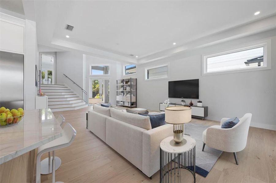 Furnished interior view inside a new home in , Sarasota (Image 7).