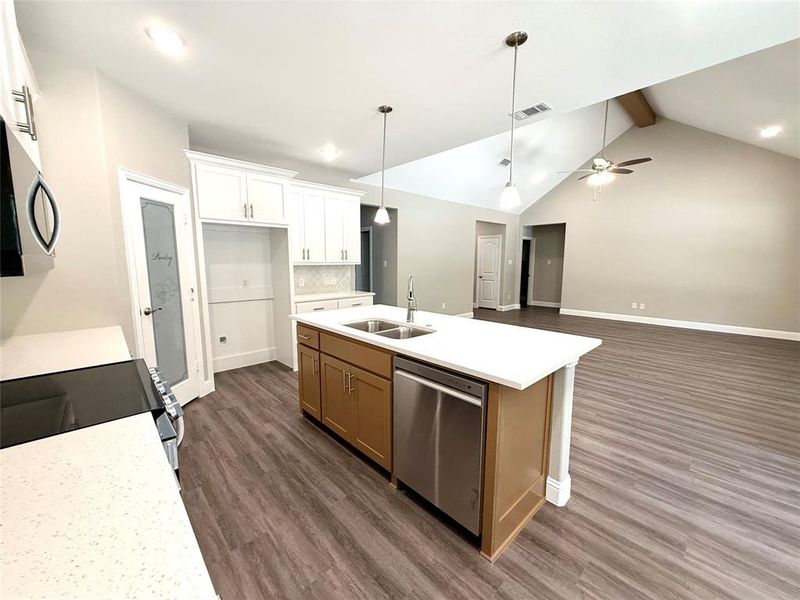 Furnished interior view inside a new home in , Lake Kiowa (Image 10).