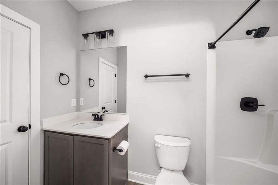 Furnished interior view inside a new home in , Dallas (Image 17).