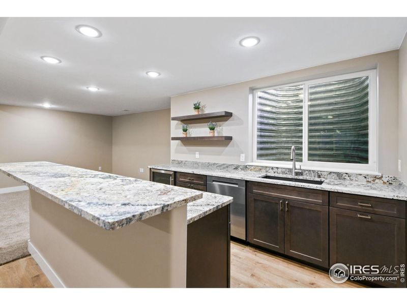 Great space in the lower level of 1347 Burt Ave!