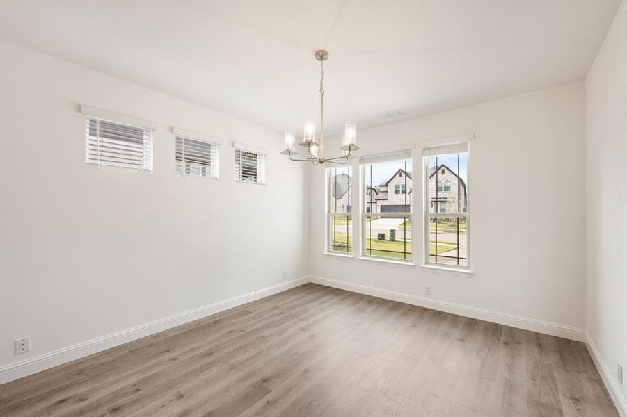 Spacious, unfurnished interior of a new home in Union Park Classic 60, Little Elm (Image 27). Spacious, unfurnished interior of a new home in Union Park Classic 60, Little Elm (Image 27).