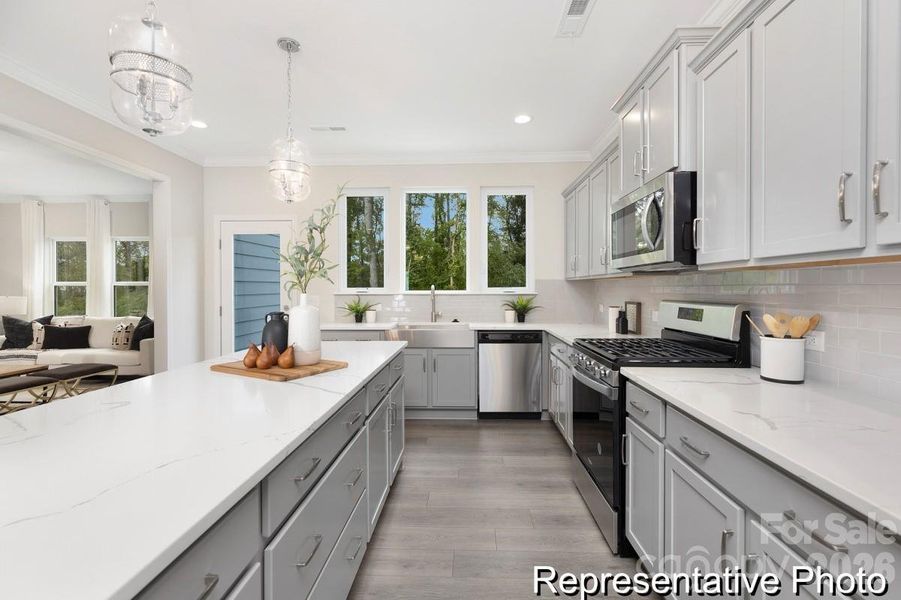 Furnished interior view inside a new home in Morrow Brook, Albemarle (Image 7).